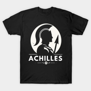 achilles silhouette for greek mythology lovers T-Shirt